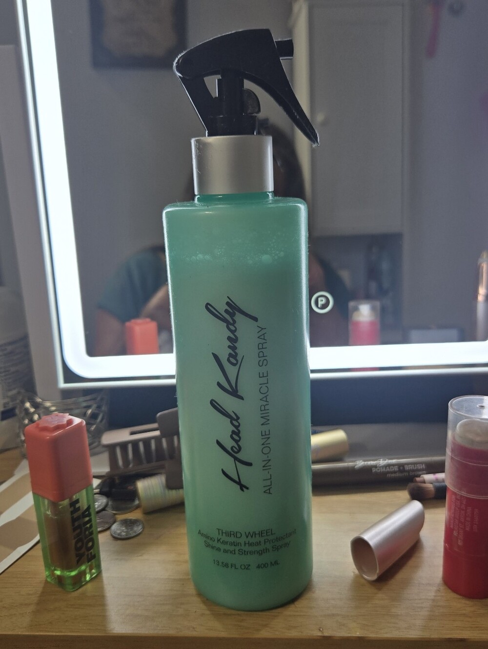 Head Kandy Green Heat Protectant Spray - All-In-One Miracle